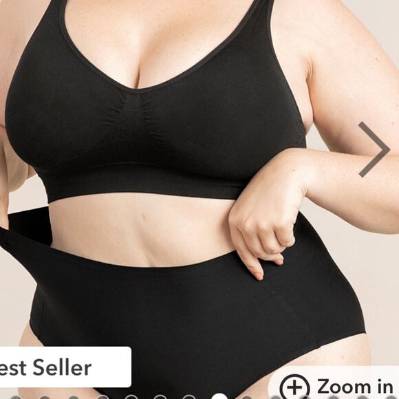 Truekind® Seamless Stretch Mid-Waist Brief LAT (latte)16-24 New in pkg unopened - Picture 6 of 10